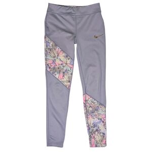 Nike Girl's Floral Active Leggings